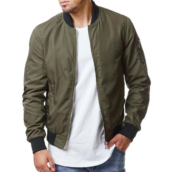 men's jackets casual jacket men loose outdoor sport baseball bomber autumn o neck red black white amy green colors spring, Black;brown
men's jackets casual jacket men loose outdoor sport baseball bomber autumn o neck red black white amy green colors spring, Black;brown