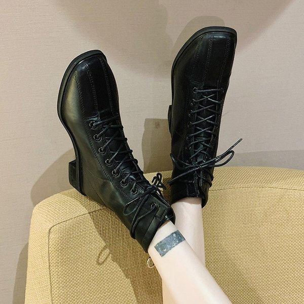 lady boots women's rubber shoes rain luxury designer lace up booties woman 2020 low heel boots-women ladies mid calf fashion, Black
lady boots women's rubber shoes rain luxury designer lace up booties woman 2020 low heel boots-women ladies mid calf fashion, Black