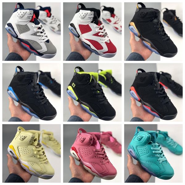 2020 new 6 black infrared tinker mens basketball shoes 6s gs floral dynamic yellow women sneakers jumpman trainers size 36-47
2020 new 6 black infrared tinker mens basketball shoes 6s gs floral dynamic yellow women sneakers jumpman trainers size 36-47