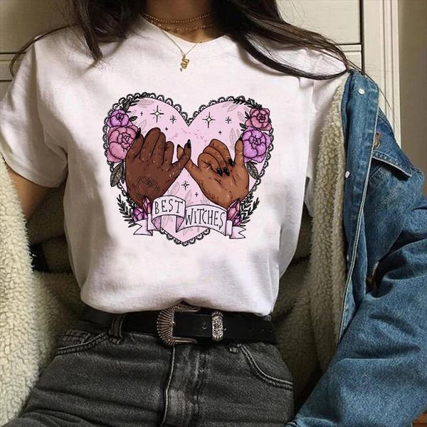 women print clothes graphic cartoon witch hand funny fall autumn halloween lady tees female t shirt womens t shirt, White
women print clothes graphic cartoon witch hand funny fall autumn halloween lady tees female t shirt womens t shirt, White