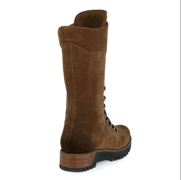 winter brand fashion mid calf boots women round toe square high heel snow boots lace up string warm shoes, Black
winter brand fashion mid calf boots women round toe square high heel snow boots lace up string warm shoes, Black
