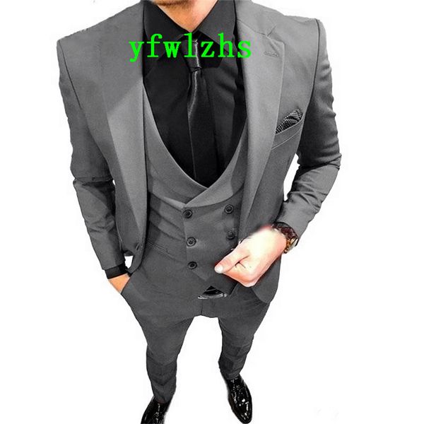 выполненный на заказ one button groomsmen нотч groom tuxedos мужские костюмы свадебные / выпускной вечер / ужин шафер blazer (куртка + штаны, Black;gray
выполненный на заказ one button groomsmen нотч groom tuxedos мужские костюмы свадебные / выпускной вечер / ужин шафер blazer (куртка + штаны, Black;gray