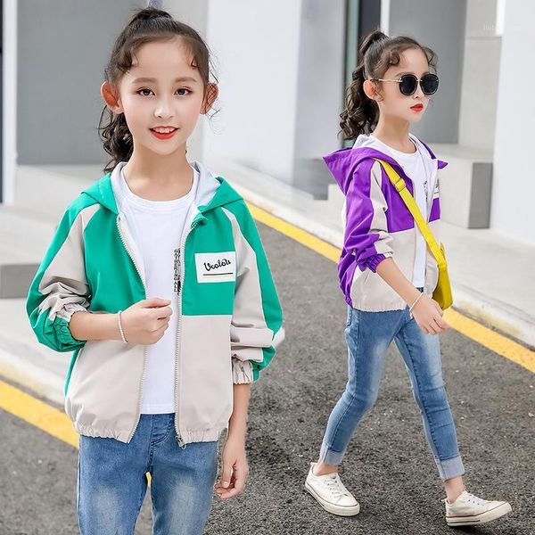 2020 autumn girls jacket children's jacket girls coat windbreaker college style children's clothing baby girl coat1, Blue;gray
2020 autumn girls jacket children's jacket girls coat windbreaker college style children's clothing baby girl coat1, Blue;gray