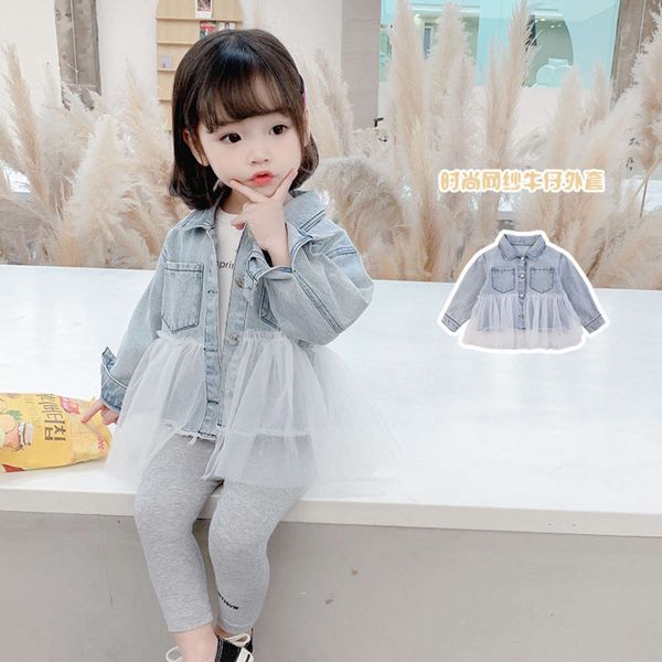 children's coat wear 20 autumn girls' korean edition jeans baby fashion girls cardigan, Black
children's coat wear 20 autumn girls' korean edition jeans baby fashion girls cardigan, Black