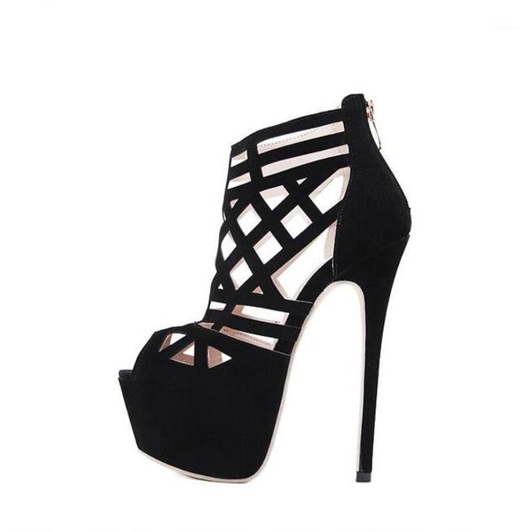 high heels women's early spring foreign trade export hollow stiletto super high heel roman sandals single shoes women1, Black
high heels women's early spring foreign trade export hollow stiletto super high heel roman sandals single shoes women1, Black