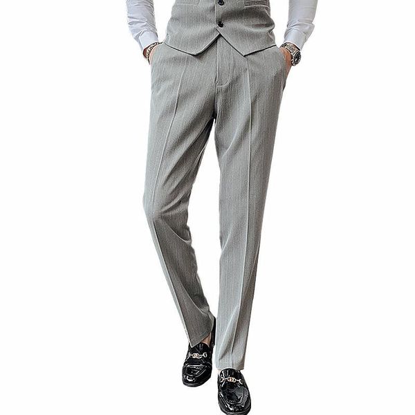 brand men stripe suit pants banquet business trousers straight style male smart casual long pant lightweight plus size kg-296, White;black
brand men stripe suit pants banquet business trousers straight style male smart casual long pant lightweight plus size kg-296, White;black