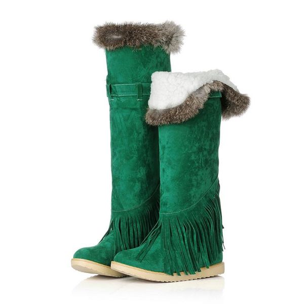 bonjomarisa warm short plush winter boots fringe buckle mid calf boots women add fur flock flat shoes woman, Black
bonjomarisa warm short plush winter boots fringe buckle mid calf boots women add fur flock flat shoes woman, Black
