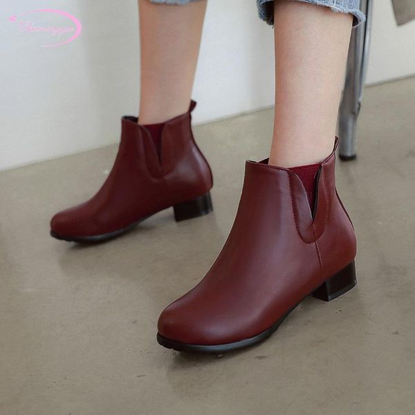 boots casual style comfortable round head ankle fashion stretch red black low heel thick women's motorcycle big size
boots casual style comfortable round head ankle fashion stretch red black low heel thick women's motorcycle big size