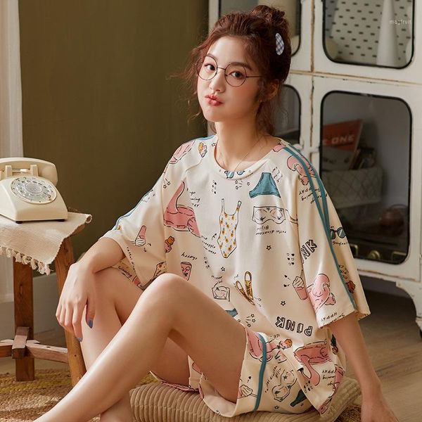 2020 new summer short-sleeved shorts cotton korean cartoon suit can be worn outside1, Black;red
2020 new summer short-sleeved shorts cotton korean cartoon suit can be worn outside1, Black;red