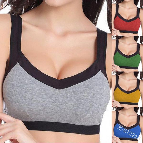 yoga bra women sport cotton sports bra thin wrap chest cotton breathable underwear for female bras, White;black
yoga bra women sport cotton sports bra thin wrap chest cotton breathable underwear for female bras, White;black