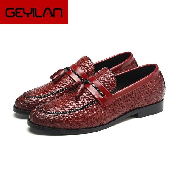 new design men popular casual dress leather shoes formal tassel business office flats fashion suit wedding big size shoe, Black
new design men popular casual dress leather shoes formal tassel business office flats fashion suit wedding big size shoe, Black