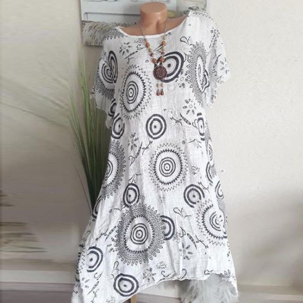 summer dress women plus size print dress lace splice dot daily sleeveless 2019 o-neck ladies loose dresses vestidos casual 4.221, Black;gray
summer dress women plus size print dress lace splice dot daily sleeveless 2019 o-neck ladies loose dresses vestidos casual 4.221, Black;gray