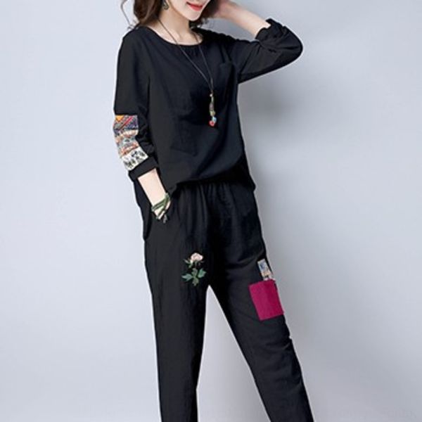 owap5 linen new ethnic embroidery cloth embroidered cotton size cotton and linenand autumn large linenethnic t-shirt harlan trousers two-pie, Gray
owap5 linen new ethnic embroidery cloth embroidered cotton size cotton and linenand autumn large linenethnic t-shirt harlan trousers two-pie, Gray