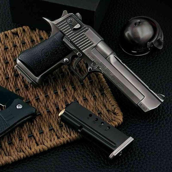 691: 2.05 desert eagle rotating all metal simulation model gun children's toys can be thrown, disassembled and not fired
691: 2.05 desert eagle rotating all metal simulation model gun children's toys can be thrown, disassembled and not fired
