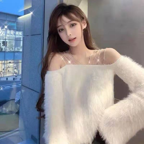 autumn and winter new style with diamond edge and soft wind sweater on the inside and outside, White
autumn and winter new style with diamond edge and soft wind sweater on the inside and outside, White