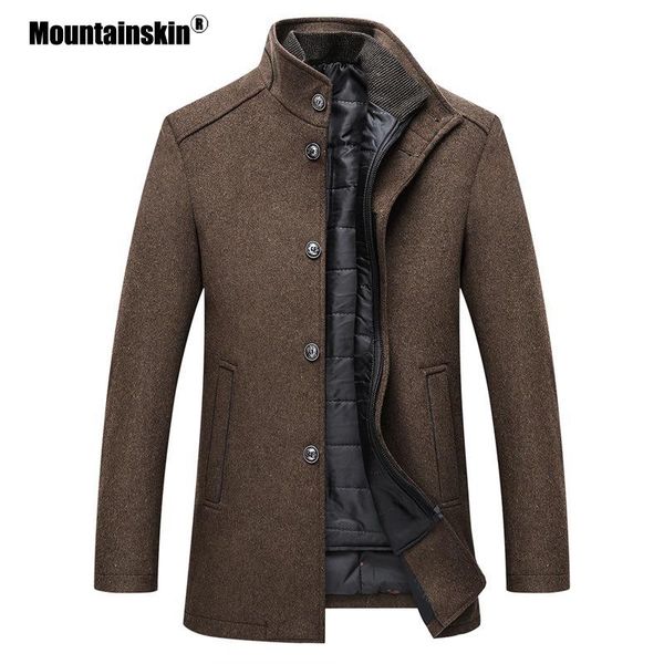mountainskin зима мужчины шерсть куртка slim fit толстый теплый пальто с регулируемой жилет мужской шерстяной куртки мужские брендовая одежд, Black
mountainskin зима мужчины шерсть куртка slim fit толстый теплый пальто с регулируемой жилет мужской шерстяной куртки мужские брендовая одежд, Black