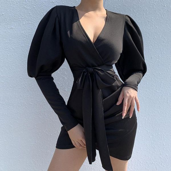 casual dresses streetwear fall gothic party dress women vintage puff long sleeve v neck bodycon belt slim high waist short vestido, Black;gray
casual dresses streetwear fall gothic party dress women vintage puff long sleeve v neck bodycon belt slim high waist short vestido, Black;gray