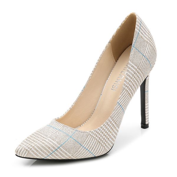 2020 spring autumn, try and sweet-style houndstooth women's high-heeled shoes, big-46 sizes vsiq, Black
2020 spring autumn, try and sweet-style houndstooth women's high-heeled shoes, big-46 sizes vsiq, Black