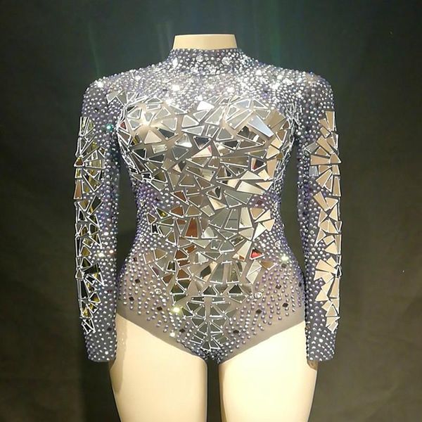 women's jumpsuits & rompers sparkly silver rhinestones sequins mesh bodysuit celebrate festival outfit nightclub female singer stage ju, Black;white
women's jumpsuits & rompers sparkly silver rhinestones sequins mesh bodysuit celebrate festival outfit nightclub female singer stage ju, Black;white