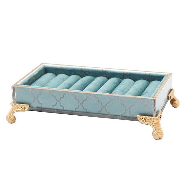jewelry organizers rack earring holder bronzing nordic exquisite retro cage shape peacock blue wedding gift window display stand
jewelry organizers rack earring holder bronzing nordic exquisite retro cage shape peacock blue wedding gift window display stand