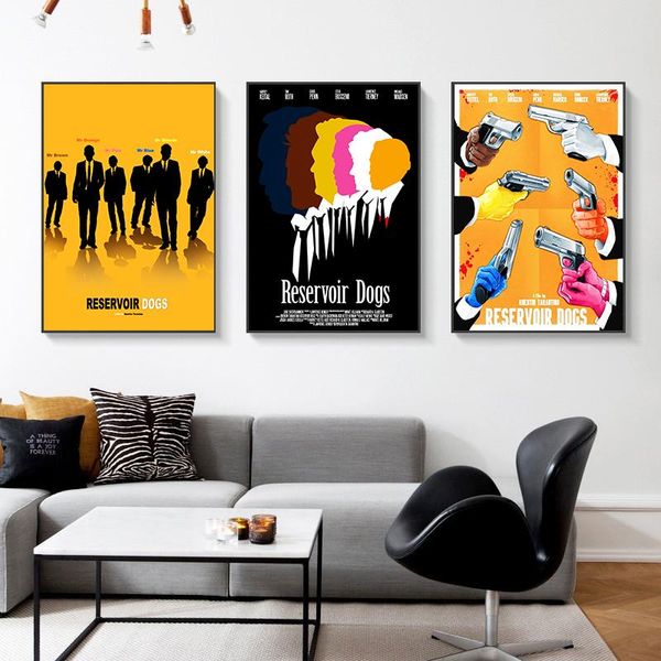 paintings reservoir dogs canvas painting vintage poster print classic movie wall art nordic prints for living room decor
paintings reservoir dogs canvas painting vintage poster print classic movie wall art nordic prints for living room decor