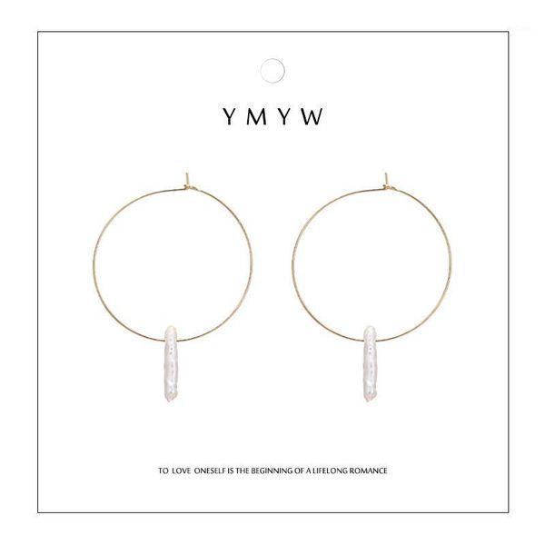 ymyw trendy minimalist natural freshwater pearls hoop earrings copper statement round geometric earrings for women kolczyki 20201, Golden;silver
ymyw trendy minimalist natural freshwater pearls hoop earrings copper statement round geometric earrings for women kolczyki 20201, Golden;silver