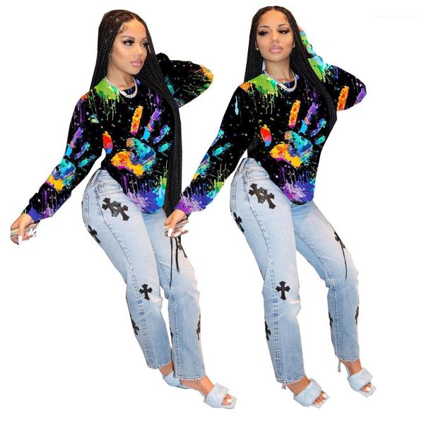 clothes women graffiti pullover hoodies autumn long sleeve crew neck sweatshirt famale spring, Black
clothes women graffiti pullover hoodies autumn long sleeve crew neck sweatshirt famale spring, Black