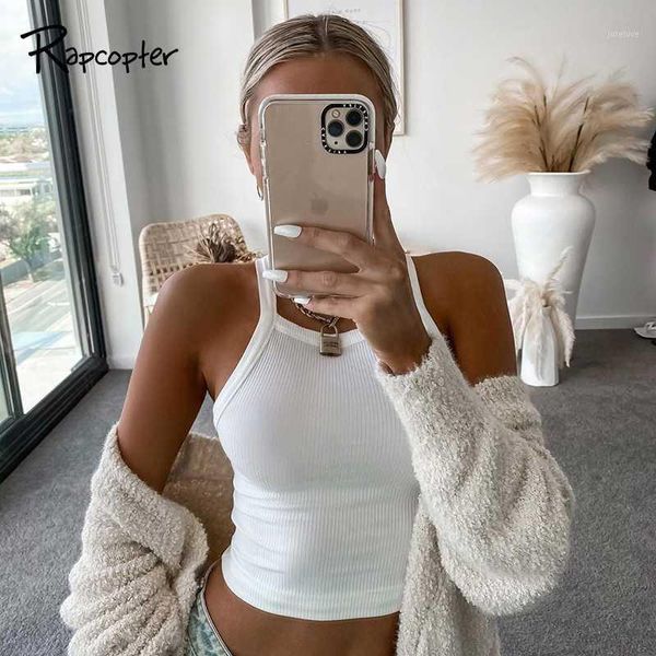 rapcopter tank 2020 summer solid color silm crop women streetwear casual camisole slim off shoulder sleeveless1, White 
rapcopter tank 2020 summer solid color silm crop women streetwear casual camisole slim off shoulder sleeveless1, White
