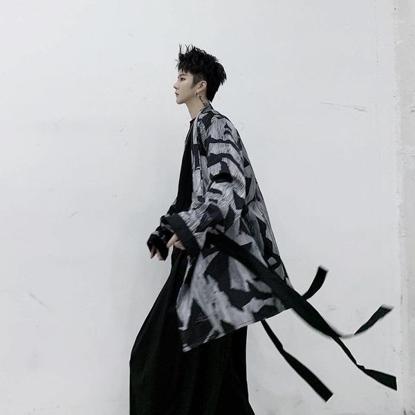 2020 spring and autumn new dark niche jacquard kimono collar ribbon long-sleeved shirt fashion casual loose jacket coat -xl1, White;black
2020 spring and autumn new dark niche jacquard kimono collar ribbon long-sleeved shirt fashion casual loose jacket coat -xl1, White;black