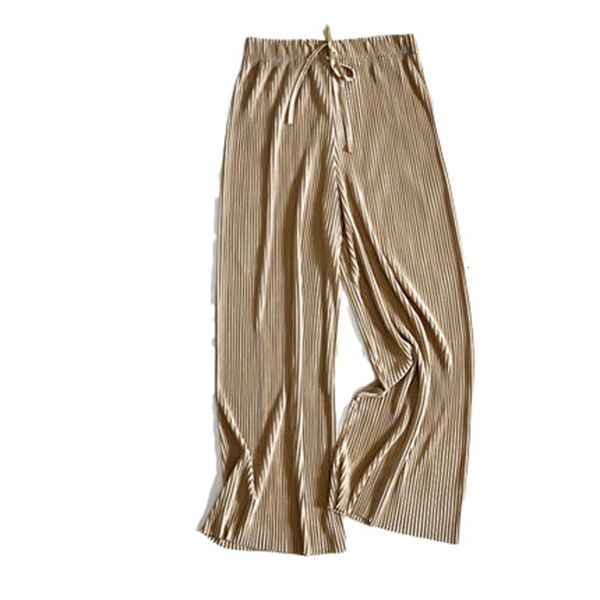 2021 new long-legged plied women's trousers with high waist and flaccid feeling summer casual chiffon silk pants ice y93y, Black;white 
2021 new long-legged plied women's trousers with high waist and flaccid feeling summer casual chiffon silk pants ice y93y, Black;white