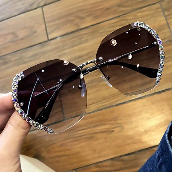 lady luxury drill uv400 italy okulary designer with sunglasses women vintage for glasses gradient sun rimless female 2020 brand itibe, White;black
lady luxury drill uv400 italy okulary designer with sunglasses women vintage for glasses gradient sun rimless female 2020 brand itibe, White;black