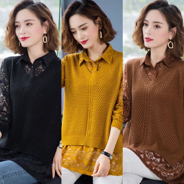 kgzlb 2020 mid-length long women's fake lace shirtshirt two-piece spring lace base chiffon belly-covering new sleeve shirt jxycn, White;black
kgzlb 2020 mid-length long women's fake lace shirtshirt two-piece spring lace base chiffon belly-covering new sleeve shirt jxycn, White;black