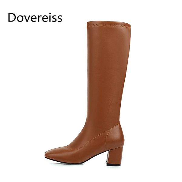 boots dovereiss fashion women's shoes winter elegant yellow knee high square toe ladies chunky heels mature 31-48, Black
boots dovereiss fashion women's shoes winter elegant yellow knee high square toe ladies chunky heels mature 31-48, Black