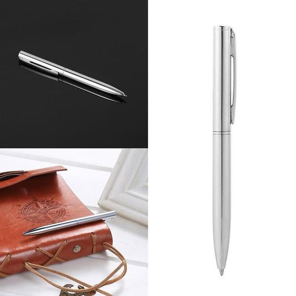 10cm light silver ballpoint pen mini short style plastic rotary twisting metal rotating stationery supplies pen school p5v7, Blue;orange 
10cm light silver ballpoint pen mini short style plastic rotary twisting metal rotating stationery supplies pen school p5v7, Blue;orange