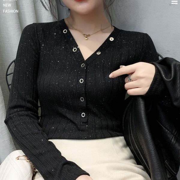 0ulhz fashion 2020 t-shirt spring clothes ready to v-collar women's clothing korean go new long children's yangli sleeve t-shirt t, White
0ulhz fashion 2020 t-shirt spring clothes ready to v-collar women's clothing korean go new long children's yangli sleeve t-shirt t, White