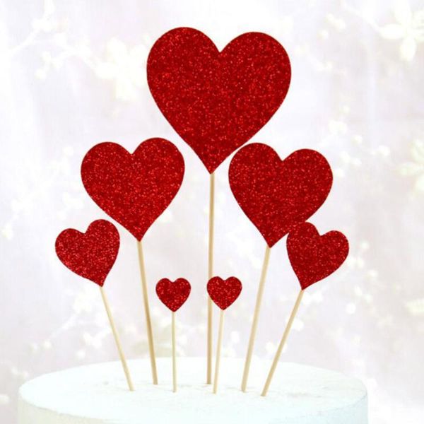 7pcs heart cupcake ers glitter wooden cake er p props for wedding engagement valentine's day baby shower (red)
7pcs heart cupcake ers glitter wooden cake er p props for wedding engagement valentine's day baby shower (red)