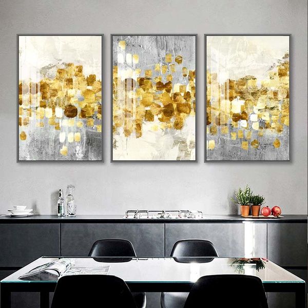 nordic abstract golden foil canvas painting modern grey gold wall art posters and prints pictures for living room home decor q1218
nordic abstract golden foil canvas painting modern grey gold wall art posters and prints pictures for living room home decor q1218