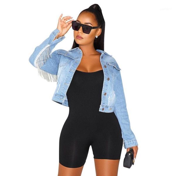 lemon gina 2020 autumn winter short jeans jackets long sleeve fringe button pocket hole casual denim jackets coats yz11291, Black;brown
lemon gina 2020 autumn winter short jeans jackets long sleeve fringe button pocket hole casual denim jackets coats yz11291, Black;brown