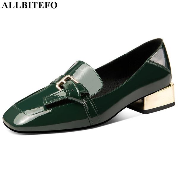allbitefo fashion low-heeled high heel shoes nature genuine leather high heels elegant square toe women heels, Black
allbitefo fashion low-heeled high heel shoes nature genuine leather high heels elegant square toe women heels, Black