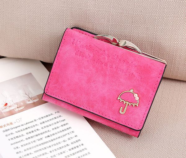short women's japanese and korean pu leather wallet umbrella magnetic buckle money clip wallet card case purse, Red;black
short women's japanese and korean pu leather wallet umbrella magnetic buckle money clip wallet card case purse, Red;black