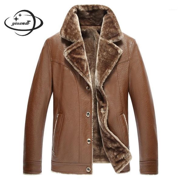 men faux leather jacket winter male coat clothing turn-down collar single breasted solid smart casual man outerwear clothes y741, Black
men faux leather jacket winter male coat clothing turn-down collar single breasted solid smart casual man outerwear clothes y741, Black