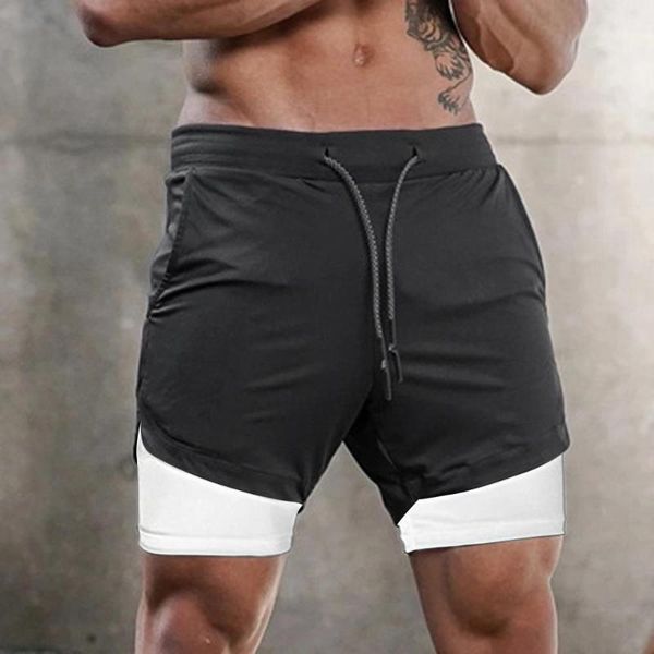 gym clothing 2021 summer running shorts men 2 in 1 sports jogging fitness training quick dry mens sport short pants1, White;black
gym clothing 2021 summer running shorts men 2 in 1 sports jogging fitness training quick dry mens sport short pants1, White;black