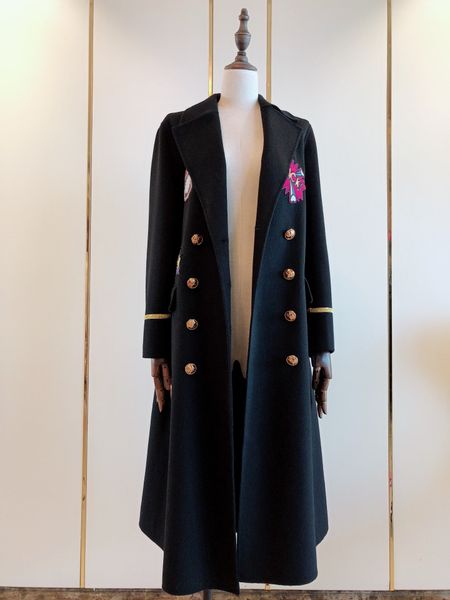 handmade double-sided cashmere coat handsome military style knight style high-end customization soft feel size smlxl, Black
handmade double-sided cashmere coat handsome military style knight style high-end customization soft feel size smlxl, Black