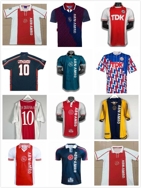 04 05 top ajax red retro edition soccer trackys 94 95 ajax litmanen kluivert de booer seedorf davids 1990 97 98 футбольная рубашка, Black
04 05 top ajax red retro edition soccer trackys 94 95 ajax litmanen kluivert de booer seedorf davids 1990 97 98 футбольная рубашка, Black