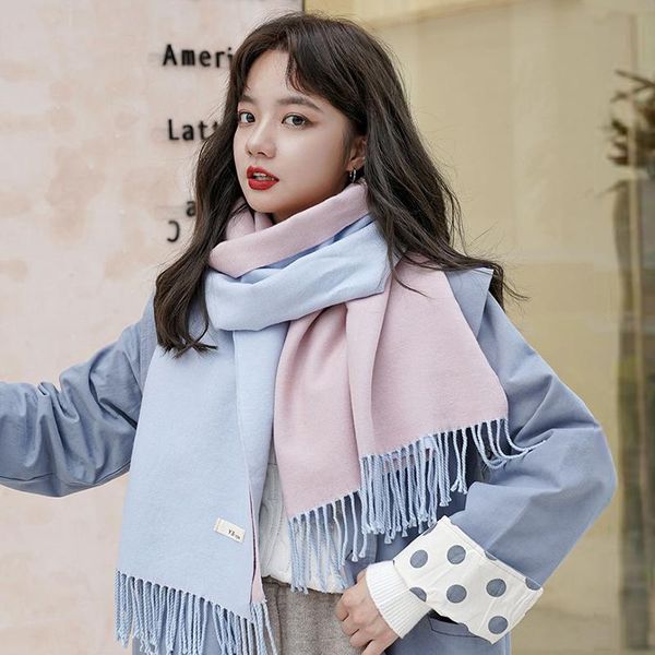 scarves arrival fashion autumn winter tassel scarf women warm elegant cute outdoor double sided lovely shawl, Blue;gray
scarves arrival fashion autumn winter tassel scarf women warm elegant cute outdoor double sided lovely shawl, Blue;gray