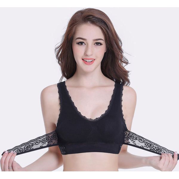 2021 new women's underwear without steel ring pajamas side buckle sports bra lace seamless thin gathered adjustable vest, Red;black
2021 new women's underwear without steel ring pajamas side buckle sports bra lace seamless thin gathered adjustable vest, Red;black