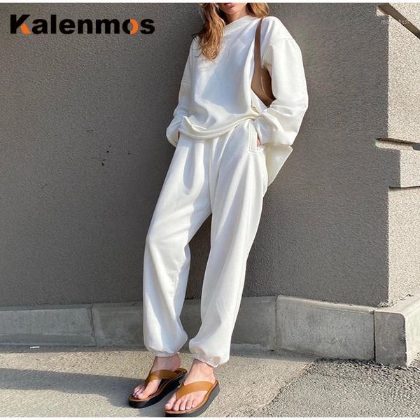 sets women high street vintage solid color hoodies kalenmos tracksuit sweatshirt and jogging trousers women pants two pieces set1, Gray
sets women high street vintage solid color hoodies kalenmos tracksuit sweatshirt and jogging trousers women pants two pieces set1, Gray