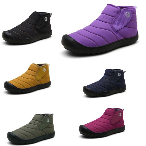 men women waterproof outdoor boots casual martin boots hiking sports shoes couples genuine leather warm snow boots high cut winter multicolo, Black 
men women waterproof outdoor boots casual martin boots hiking sports shoes couples genuine leather warm snow boots high cut winter multicolo, Black