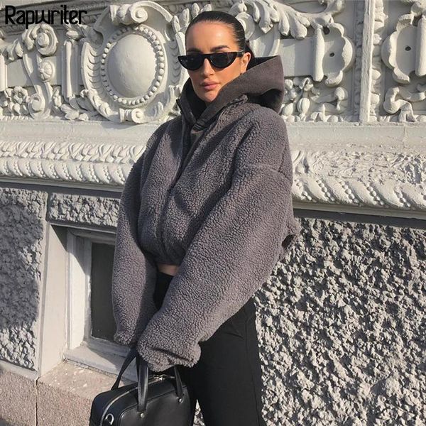 rapwriter winter fashion turtleneck long sleeve gray teddy faux furry coat women 2020 solid zipper autumn jackets warm coats, Black
rapwriter winter fashion turtleneck long sleeve gray teddy faux furry coat women 2020 solid zipper autumn jackets warm coats, Black