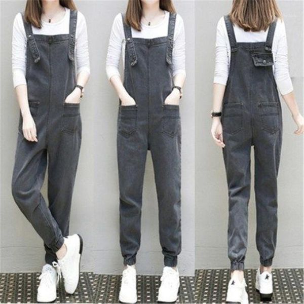 denim sleeveless jumpsuits spring summer washed printing bib wide leg rompers pants new ripped hole v neck button jean overalls1, Black;white
denim sleeveless jumpsuits spring summer washed printing bib wide leg rompers pants new ripped hole v neck button jean overalls1, Black;white